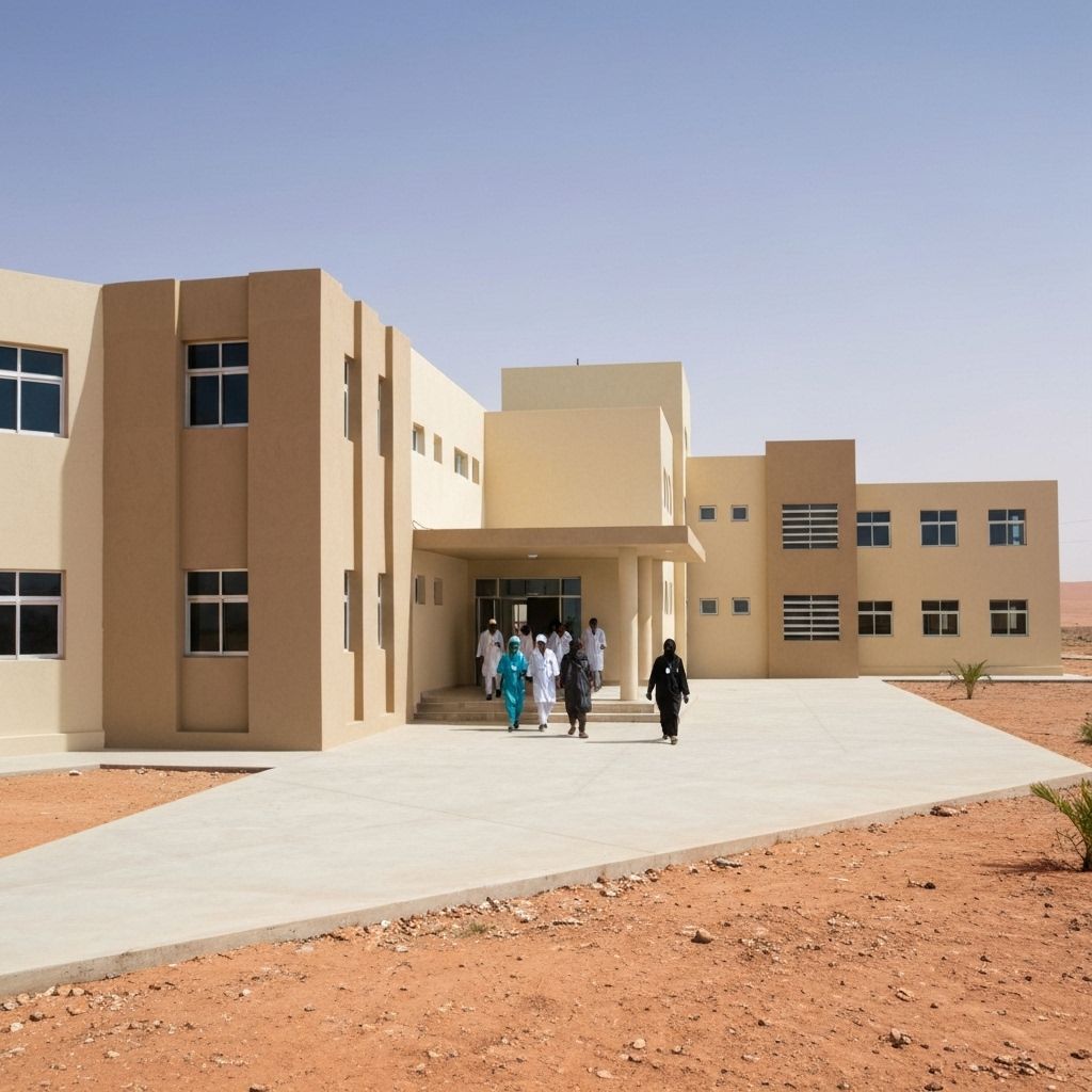 Modern hospital facility